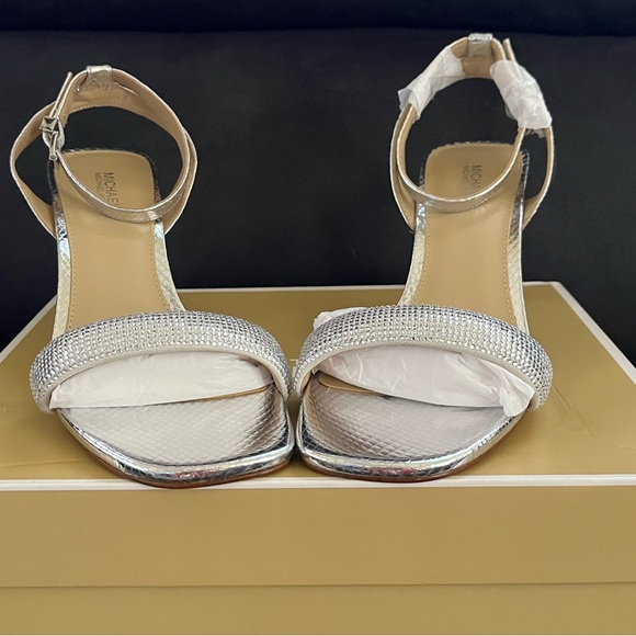 Michael Kors Shoes - Michael Kors Elegant Silver Sandal